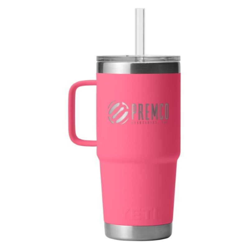 YETI Customized Rambler 25 oz. Mug w/ Straw Lid - 4