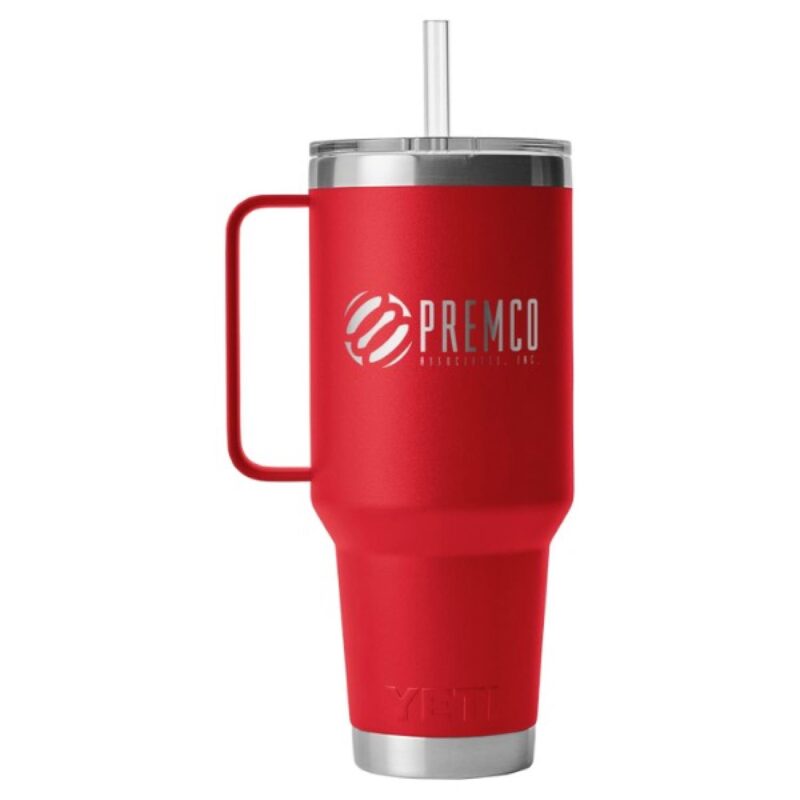 YETI Customized Rambler 42 oz. Mug w/ Straw Lid - 3