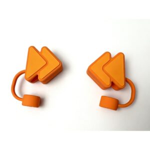 2D Custom Silicone Straw Straw Cover Cap